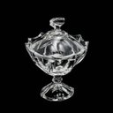 Ver imagem 2 de Bomboniere de Cristal com Pé e Tampa Sky 12,5cmx17,5cm Rojemac