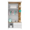 Guarda-Roupa Roupeiro Driscoll Nature Branco - 3