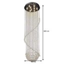 Ver imagem 6 de Lustre Cristal Esferas Luxo D60xh180cm - Smart Norte