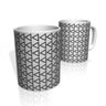 Caneca De Porcelana Nerderia e Lojaria TRIANGLES ESQUERDA colorido - 1
