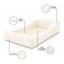 Ver imagem 3 de Cama Infantil Montessoriana a Vácuo Solteiro Colchão Brinde Bouclê Bege Montanaris Decor