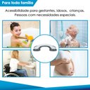 Ver imagem 7 de Alça Barra de Apoio Com Ventosa Acessibilidade Portatil Segurança Gestante Idosos Crianças
