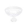 Centro de Mesa de Cristal com Pé Royal Fosco 25cmx17,5cm Rojemac - 4