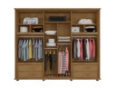 Ver imagem 4 de Roupeiro/armário/guarda Roupas/organizador Can 2,71m com 4 Gavetas Corrediças Telescópicas 6 Portas