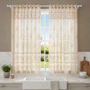 Ver imagem 1 de Cortina Cozinha Renda Toscana Bando 2,00x1,50 Alt:Champagne