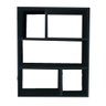 Estante de Parede Multiuso Decoração Livro Preto em Mdf [f031] - 2