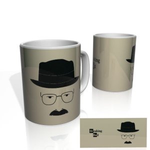 Caneca decorativa Nerderia e Lojaria breaking bad2 colorido