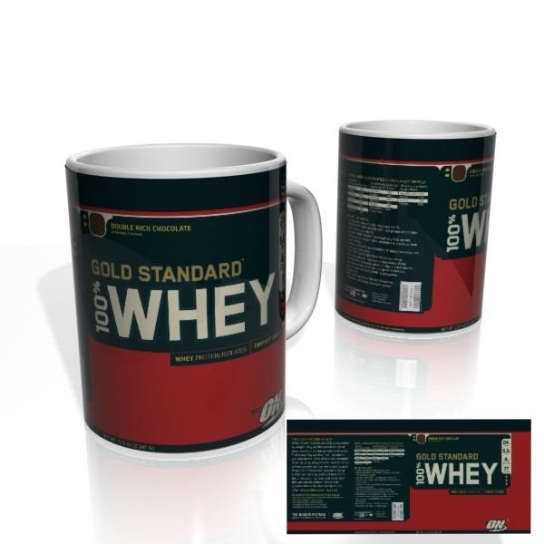 Caneca decorativa Nerderia e Lojaria whey optmum colorido