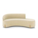 Ver imagem 5 de Sofá 4 Lugares Orgânico 220cm Pé Dourado Morgan Suede D03 - D’Rossi
