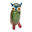 Ver imagem 1 de Coruja de Vidro Tipo Murano 10cmx9cmx20cm Rojemac