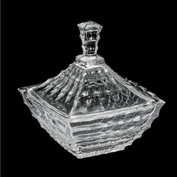 Bomboniere de Cristal com Tampa Mauricius 18cmx19,5cm Rojemac - 2