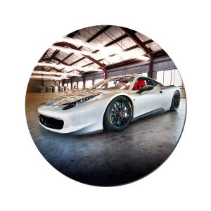 MOUSE PAD GAMER PEQUENO 20x24 cm Nerderia e Lojaria ferrari02 colorido