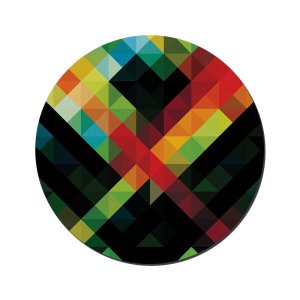 MOUSE PAD GAMER PEQUENO 20x24 cm Nerderia e Lojaria squares colorido