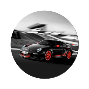MOUSE PAD GAMER PEQUENO 20x24 cm Nerderia e Lojaria porche02 colorido