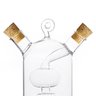 Garrafa 2 em 1 para Óleo e Vinagre de Vidro Borossilicato Alambique 60ml e 300ml Rojemac - 2