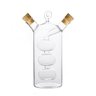 Garrafa 2 em 1 para Óleo e Vinagre de Vidro Borossilicato Alambique 60ml e 300ml Rojemac - 1
