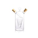 Ver imagem 1 de Garrafa 2 em 1 para Óleo e Vinagre de Vidro Borossilicato Uva 45ml e 300ml Rojemac