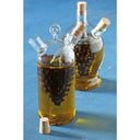 Ver imagem 2 de Garrafa 2 em 1 para Óleo e Vinagre de Vidro Borossilicato Uva 45ml e 300ml Rojemac