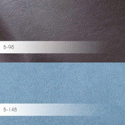 Kit 2 Poltrona Decorativa Sala de Estar Riverdale PVC Marrom Veludo Verde Água Pés Giratório - - 4