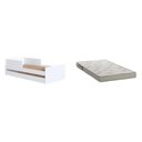 Ver imagem 1 de Cama Infantil com Colchão 0,88 x 1,88 Incluso Branco