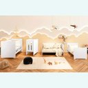 Ver imagem 7 de Berço Americano 4 em 1 Evolution + Colchão:branco