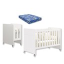 Ver imagem 1 de Berço Americano 4 em 1 Evolution + Colchão:branco