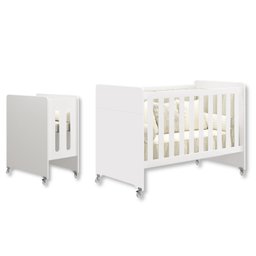 Berço Americano 4 em 1 Evolution + Colchão:branco - 6