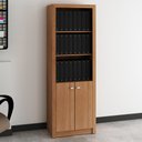 Ver imagem 4 de Armário Estante Alto para Escritório Home Office ME4110 MDP Amendoa - Gran Belo