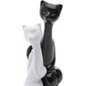 Casal Gatos Amorosos de Cerâmica 19cm Rojemac - 1