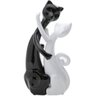 Casal Gatos Namorando de Cerâmica 19,5cm Rojemac - 2