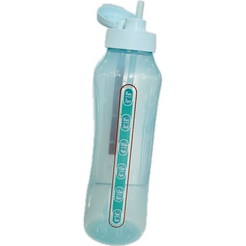 Tupperware Garrafa Aquavibe com Canudo Flexível 1,2 Litro Aquamarine Garrafa Aquavibe com Canudo Fle