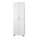Ver imagem 1 de Estante de Livros para Escritório Home Office Portas Grandes Alf Branco Texturizado - Gran Belo