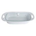 Ver imagem 1 de Refratário Retangular de Porcelana com Tampa de Vidro 31cmx21cmx7cm Rojemac