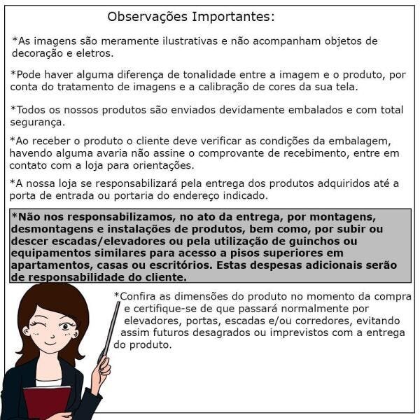Guarda-Roupa Closet Lara Amêndoa/Branco - Gran Belo - 4