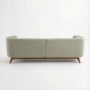 Ver imagem 4 de Sofá Dekorien Luminne 230cm Bouclé Verde Acinzentado Elite