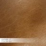 Kit 2 Puffs Decorativo Sala de Estar Frances Trio Couro Marrom Claro - Gran Belo - 2