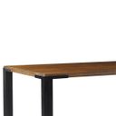 Ver imagem 6 de Mesa Sala de Jantar Cozinha Bladel 190cm Grafite Madeira Maciça Rustic Brown - Gran Belo
