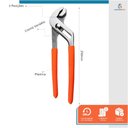 Ver imagem 3 de Kit Reparo Hidráulico Alicate Bomba D'Agua 10" + Pressão 10" + Chave Inglesa 6"