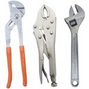 Ver imagem 1 de Kit Reparo Hidráulico Alicate Bomba D'Agua 10" + Pressão 10" + Chave Inglesa 6"