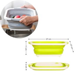 Bacia de Silicone Retrátil Multiuso - Prática e Funcional - 8
