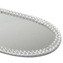 Ver imagem 2 de Suporte Espelhado Oval para Banheiro com Decoração de Acrílico 30cmx14cm Rojemac