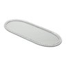Suporte Espelhado Oval para Banheiro com Decoração de Acrílico 30cmx14cm Rojemac - 1