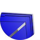Ver imagem 3 de Porta Pivotante Alumínio Lambril Duna c/Puxador D.Azul 120 Brimak