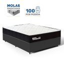 Ver imagem 3 de Cama Box + Colchão de Molas Ensacadas One Face Boa Viagem Casal 138 cm