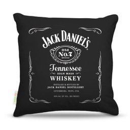 Almofada 45 x 45cm Nerderia e Lojaria JACK DANIELS colorido - 1