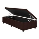 Ver imagem 1 de Cama Box Baú Solteiro Universal Courano Brown (88x188x35) - Costa Rica