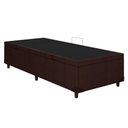 Ver imagem 2 de Cama Box Baú Solteiro Universal Courano Brown (88x188x35) - Costa Rica