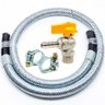 Kit Instalação Mangueira 80cm Bico X Bico Gás Encanado - 1