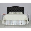 Ver imagem 3 de Cabeceira de Cama Box Casal 138 Cm Dunas Casavezi Suede Veludo Preto