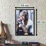 Quadro Grande Quarto Moderno Einstein Pixel - 2